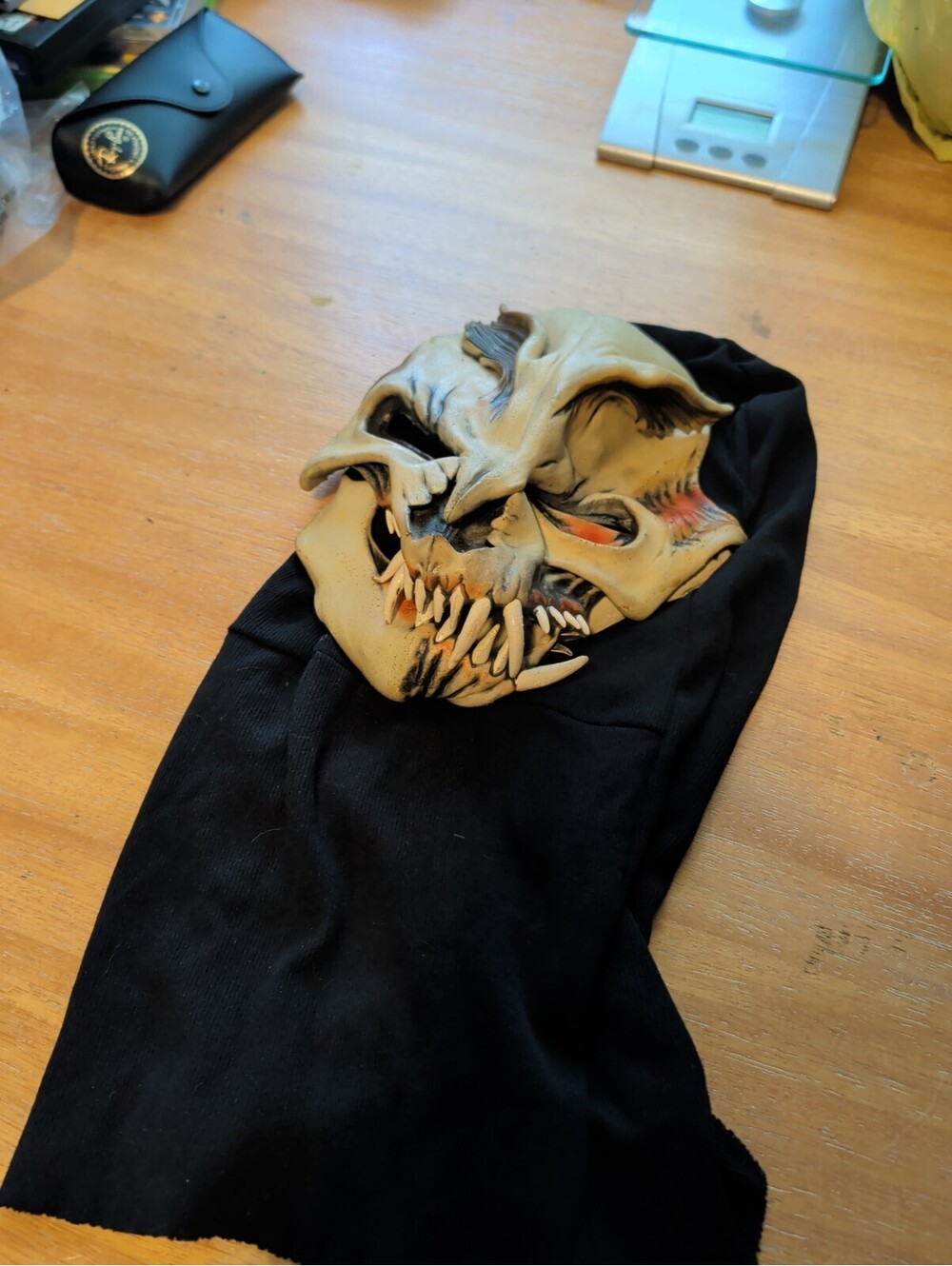 Vintage BSS Be Something Studios Fangs Halloween Mask Rocktober Blood BYBY